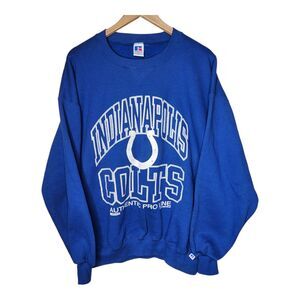 Vintage 90s Indianapolis Colts Sweatshirt NFL XXL USA Made 1995 Pro Line Russell